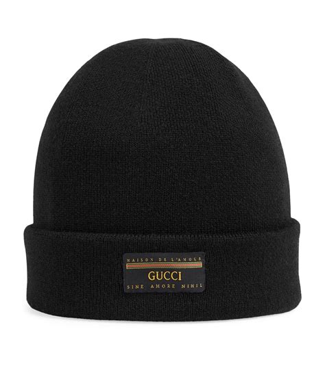 gucci logo beanie hat|Gucci Hats for Men .